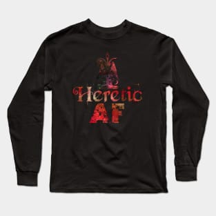 Heretic AF Baphomet Long Sleeve T-Shirt